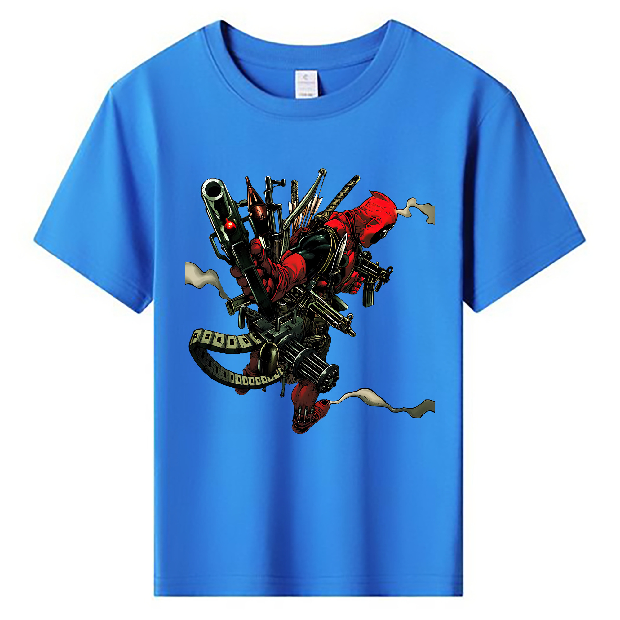 （画像用） Deadpool デッドプール 綿100％キッズTシャツ（フロントプリント）